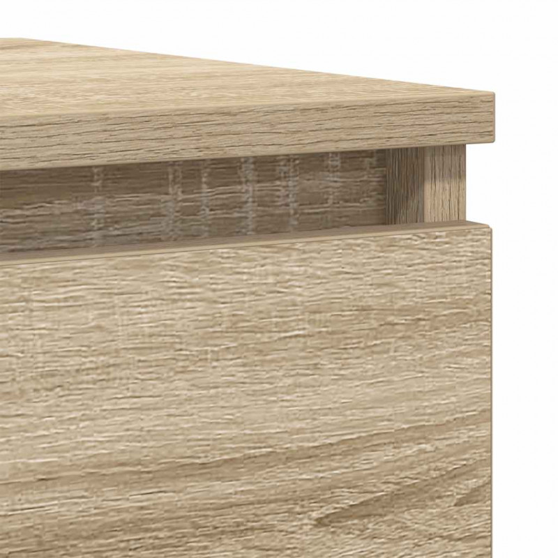 Komoda Sonoma Oak 37,5x35x99 cm Drewno klejone