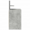 Szafka nocna z 2 szufladami Betonowa szarość 38x34x80 cm