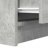 Szafka nocna z 2 szufladami Betonowa szarość 38x34x80 cm