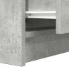 Szafki nocne z 2 szufladami 2 szt. Betonowy szary 38x34x80 cm