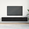 Szafka pod telewizor 2 pcs Czarny 100 x 30 x 30 cm