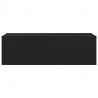 Szafka pod telewizor 2 pcs Czarny 100 x 30 x 30 cm