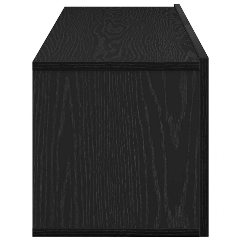 Szafka pod telewizor 2 pcs Czarny 100 x 30 x 30 cm