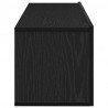 Szafka pod telewizor 2 pcs Czarny 100 x 30 x 30 cm