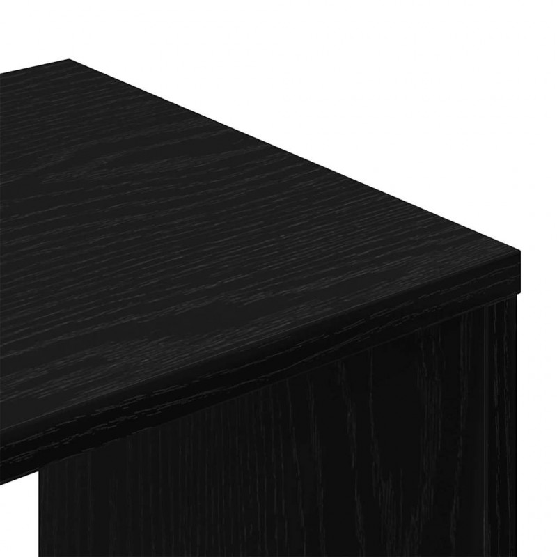 Szafka pod telewizor 2 pcs Czarny 100 x 30 x 30 cm