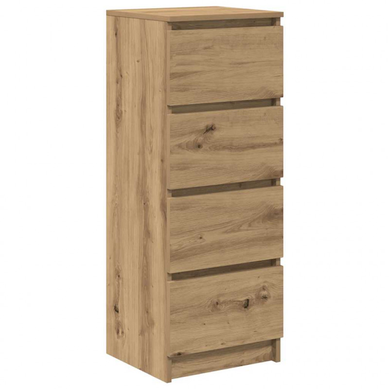 Komoda Artisan Dąb 37,5x35x99 cm Drewno klejone