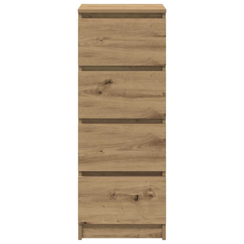 Komoda Artisan Dąb 37,5x35x99 cm Drewno klejone
