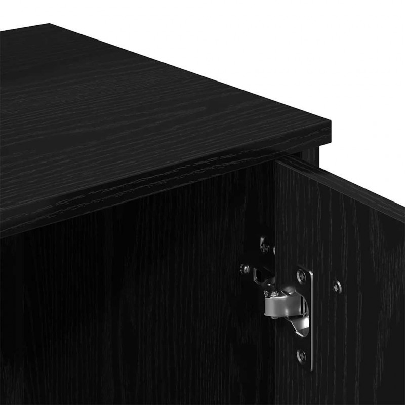 Toaletka Czarny Dąb 86,5 x 35 x 136 cm Materiał drewnopochodny