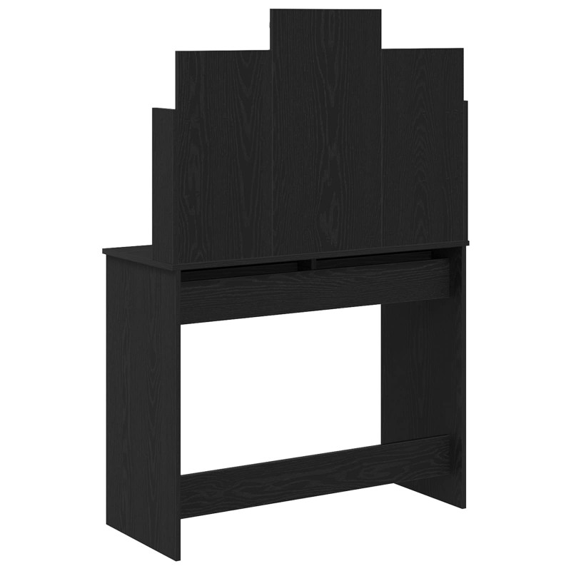 Toaletka Czarny Dąb 96 x 39 x 142 cm Materiał drewnopochodny