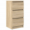 Komoda Sonoma Oak 37,5x35x76 cm Drewno klejone