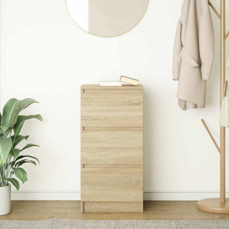 Komoda Sonoma Oak 37,5x35x76 cm Drewno klejone