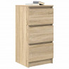 Komoda Sonoma Oak 37,5x35x76 cm Drewno klejone
