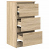 Komoda Sonoma Oak 37,5x35x76 cm Drewno klejone
