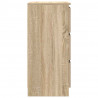 Komoda Sonoma Oak 37,5x35x76 cm Drewno klejone