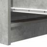 Komoda Betonowa Szara 37,5x35x76 cm Drewno klejone