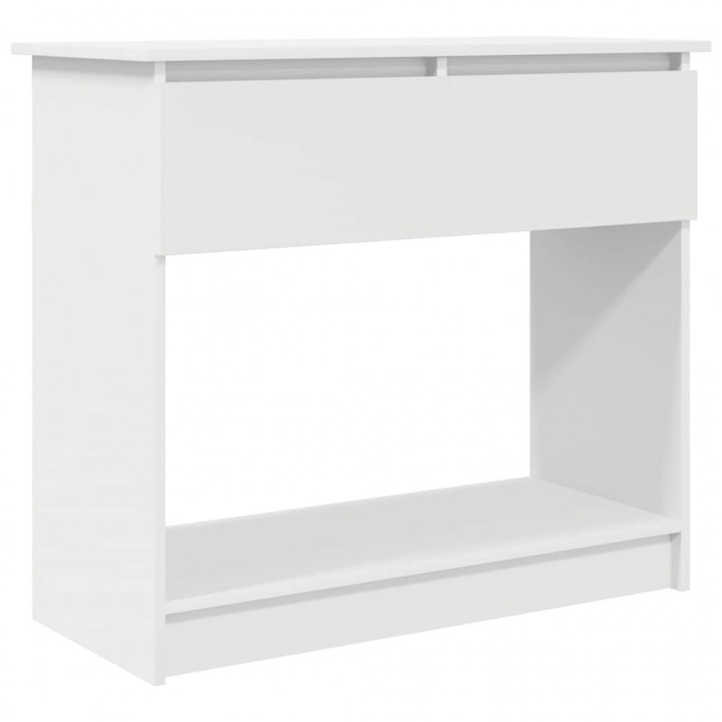 Konsola z szufladami Biała 85,5x38,5x74,5 cm