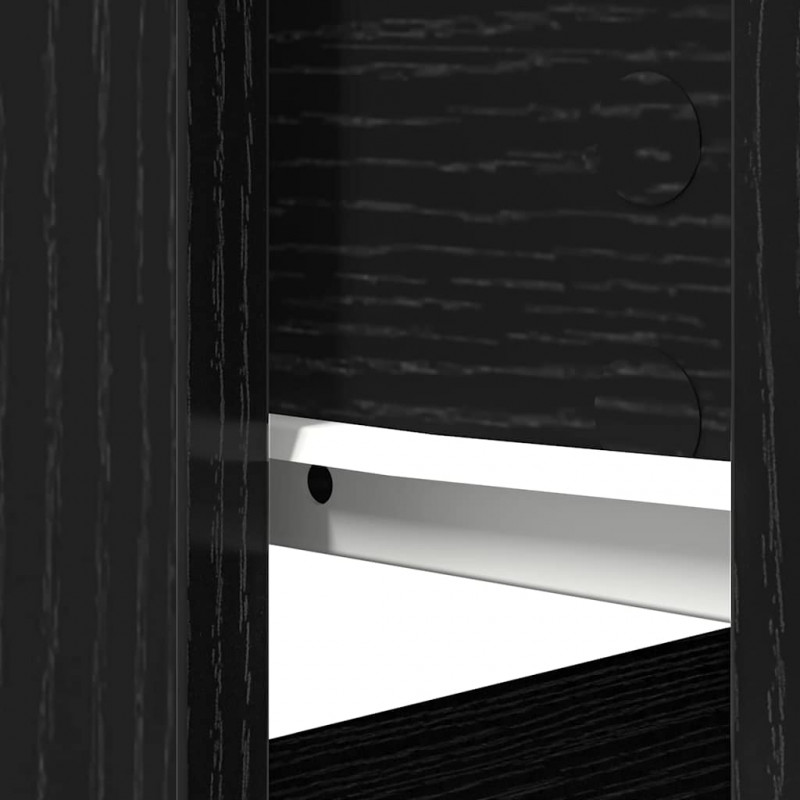 Konsola z szufladami Czarny 85,5x38,5x74,5 cm