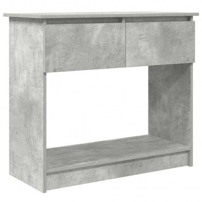 Konsola z szufladami Betonowa Szarość 85,5x38,5x74,5 cm