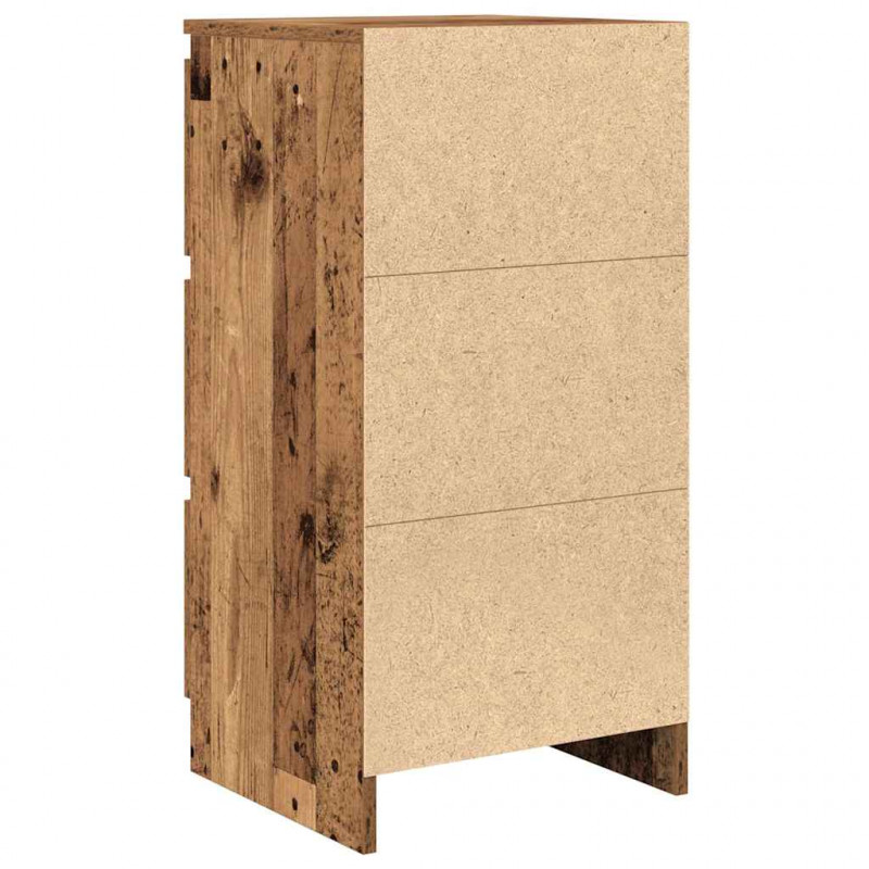 Komoda Stare drewno 37,5x35x76 cm Drewno klejone