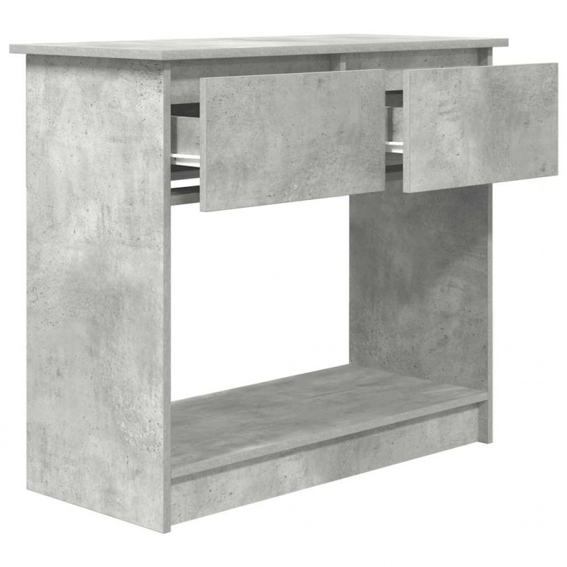 Konsola z szufladami Betonowa Szarość 85,5x38,5x74,5 cm