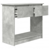 Konsola z szufladami Betonowa Szarość 85,5x38,5x74,5 cm