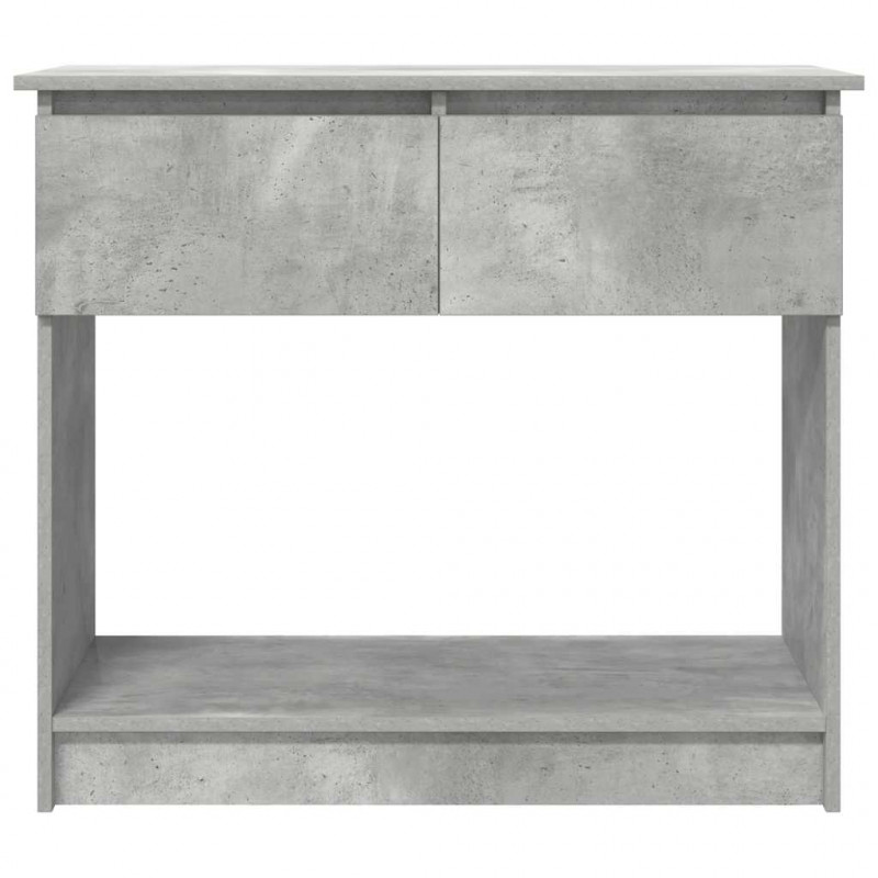 Konsola z szufladami Betonowa Szarość 85,5x38,5x74,5 cm