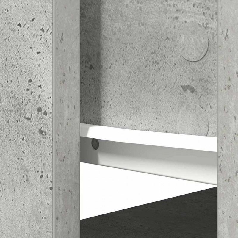 Konsola z szufladami Betonowa Szarość 85,5x38,5x74,5 cm