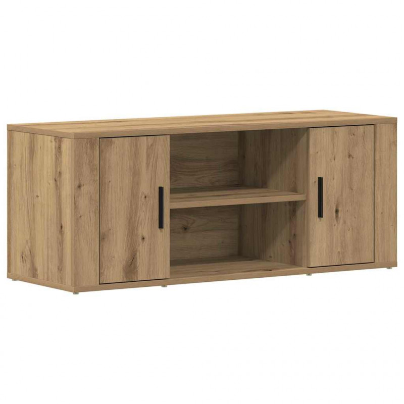 Szafka pod telewizor dąb artisan 100 x 35 x 40 cm