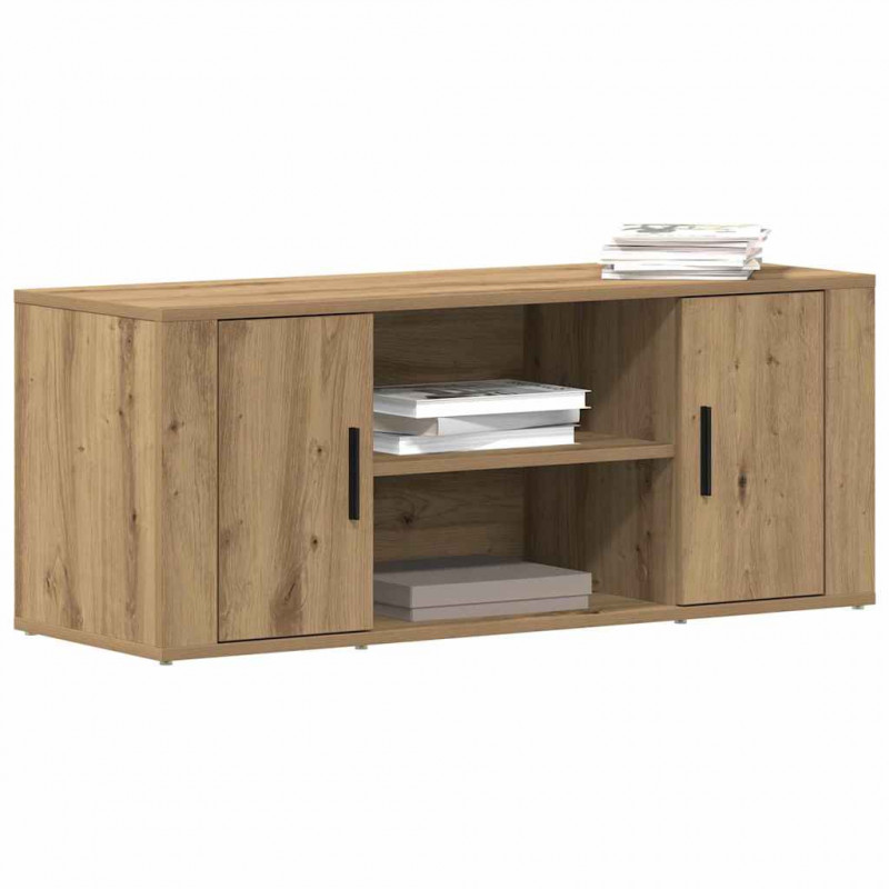 Szafka pod telewizor dąb artisan 100 x 35 x 40 cm