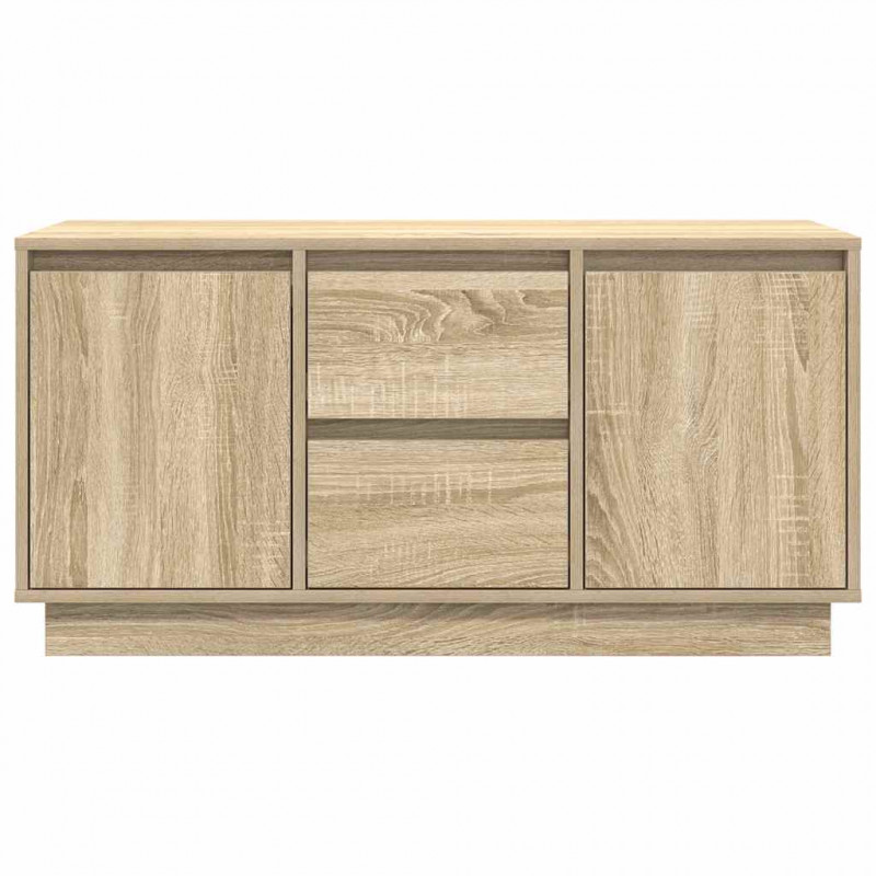 Szafka RTV z oświetleniem LED Dąb Sonoma 100x41x50 cm