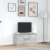 Szafka RTV z oświetleniem LED Betonowa Szara 100x41x50 cm