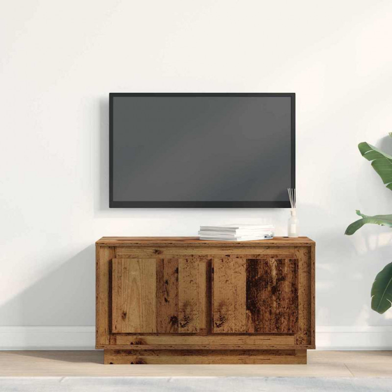 Szafka pod telewizor Stare drewno 80 x 35 x 45 cm