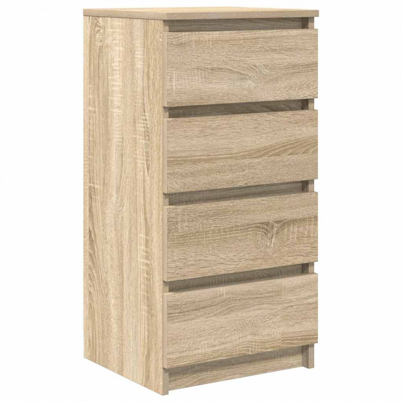 Komoda Sonoma Oak 37,5x35x76 cm Drewno klejone