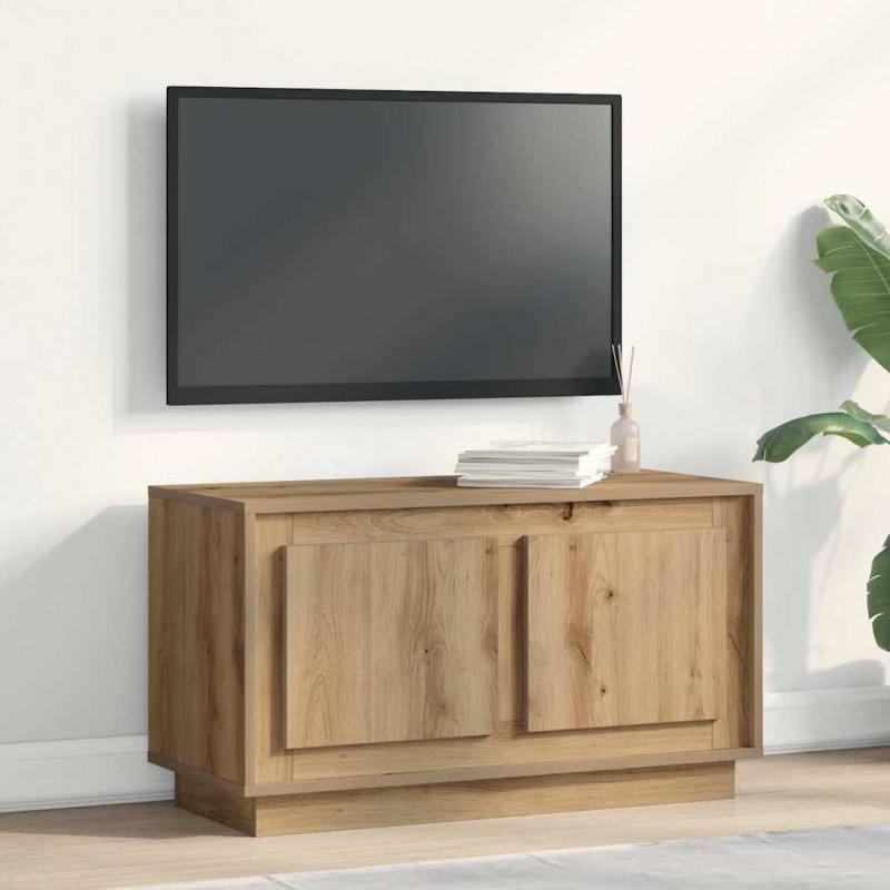 Szafka pod telewizor dąb artisan 80 x 35 x 45 cm