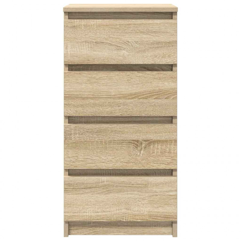 Komoda Sonoma Oak 37,5x35x76 cm Drewno klejone