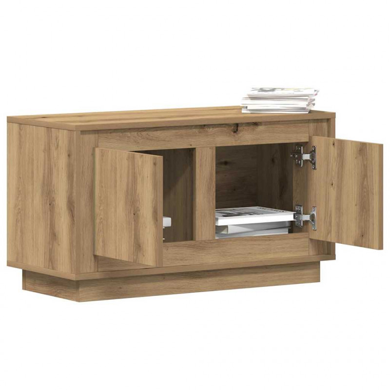 Szafka pod telewizor dąb artisan 80 x 35 x 45 cm