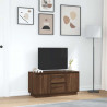 Szafka RTV z oświetleniem LED Brązowy Dąb 100x41x50 cm