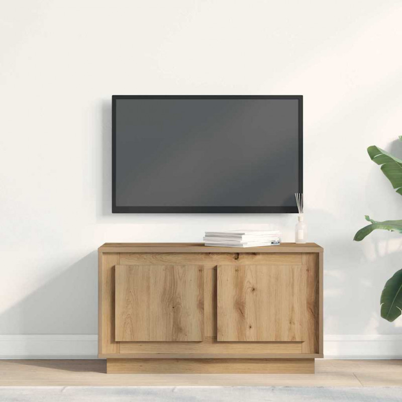 Szafka pod telewizor dąb artisan 80 x 35 x 45 cm