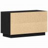 Szafka pod telewizor Czarny dąb 80 x 35 x 45 cm