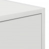 Szafka RTV Biała 60x31x25,5 cm Drewno klejone