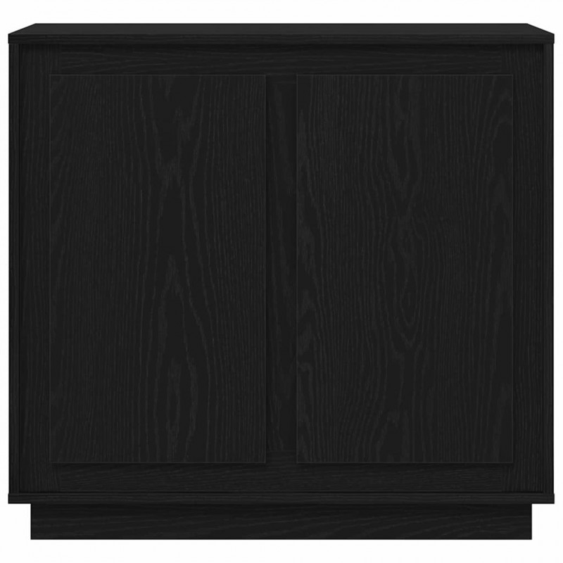 Bufet Czarny Dąb 80 x 40 x 75 cm Materiał drewnopochodny