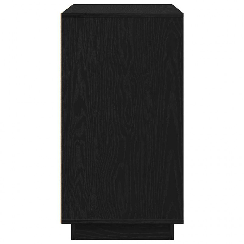Bufet Czarny Dąb 80 x 40 x 75 cm Materiał drewnopochodny