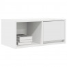 Szafki RTV 2 szt. Białe 60x31x25,5 cm Drewno klejone