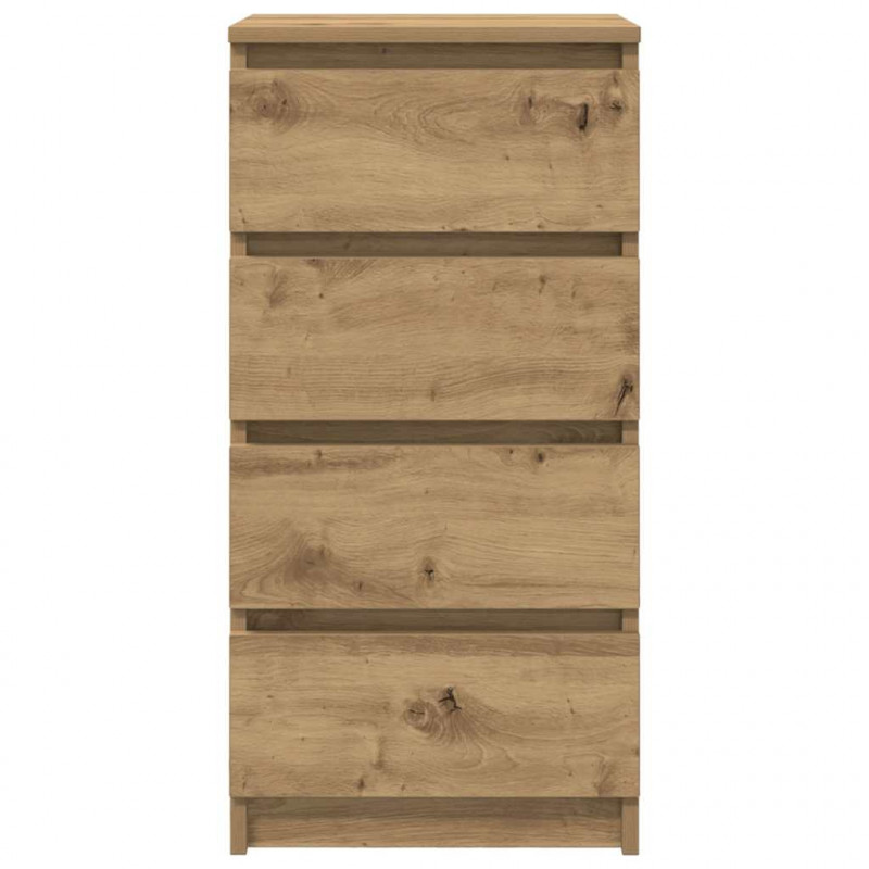 Komoda Artisan Dąb 37,5x35x76 cm Drewno klejone