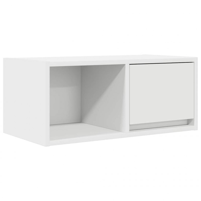 Szafki RTV 2 szt. Białe 60x31x25,5 cm Drewno klejone