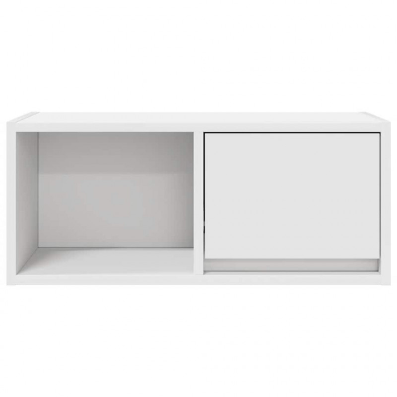 Szafki RTV 2 szt. Białe 60x31x25,5 cm Drewno klejone
