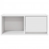 Szafki RTV 2 szt. Białe 60x31x25,5 cm Drewno klejone