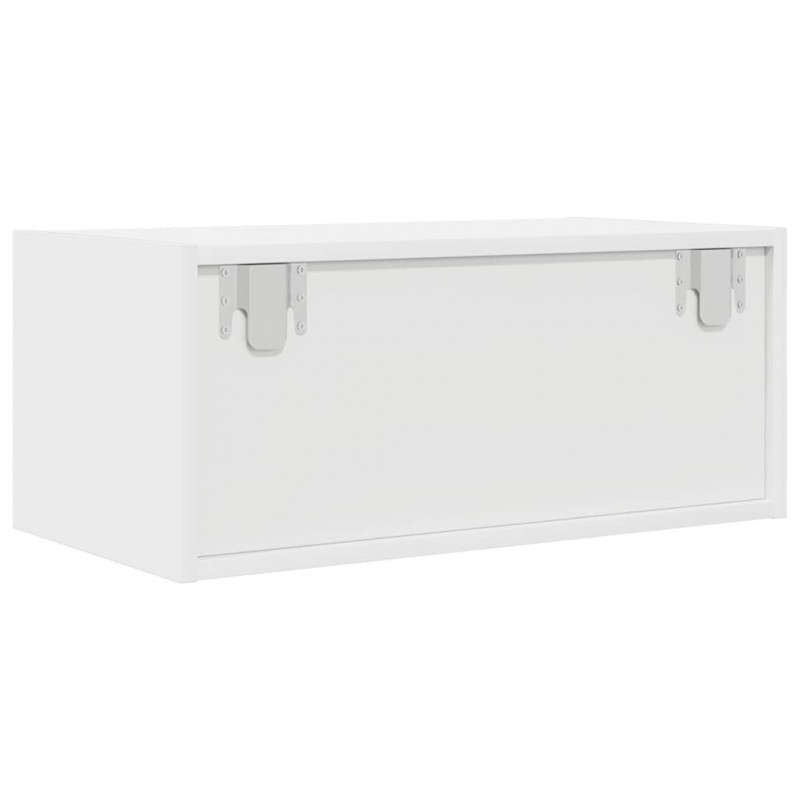 Szafki RTV 2 szt. Białe 60x31x25,5 cm Drewno klejone