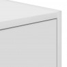 Szafki RTV 2 szt. Białe 60x31x25,5 cm Drewno klejone