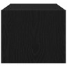 Szafka RTV Czarny Dąb 60x31x25,5 cm Drewno klejone